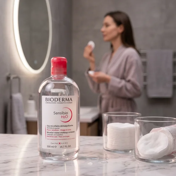 Мицеллярный лосьон Bioderma (Биодерма) Sensibio Н2О, 500 мл