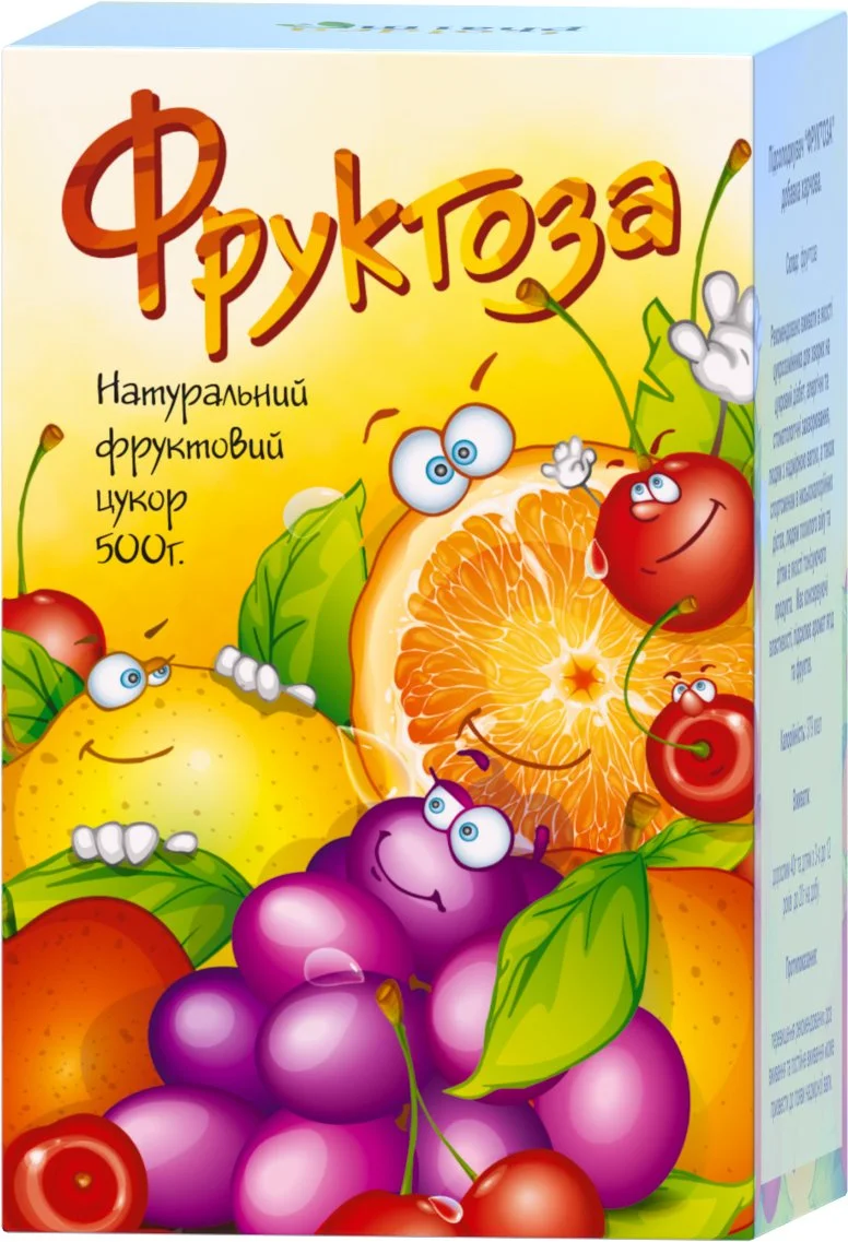 Фруктоза цукрозамінник порошок, 500 г