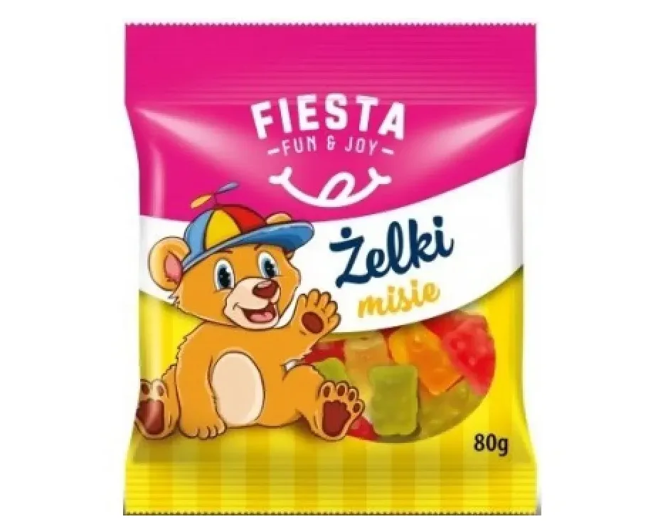 Цукерки желейні Fiesta (Фієста) ведмедики, 80 г