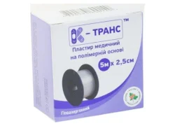 Пласт. К-транс 2,5см*5м проз. перф.