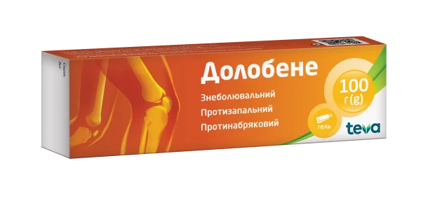 Долобене гель від болю в суглобах і м’язах, 100 г