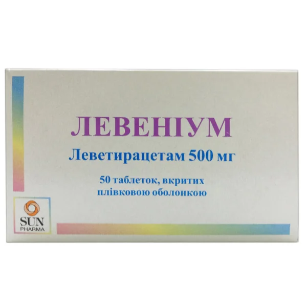 Левэниум таблетки по 500 мг, 50 шт.