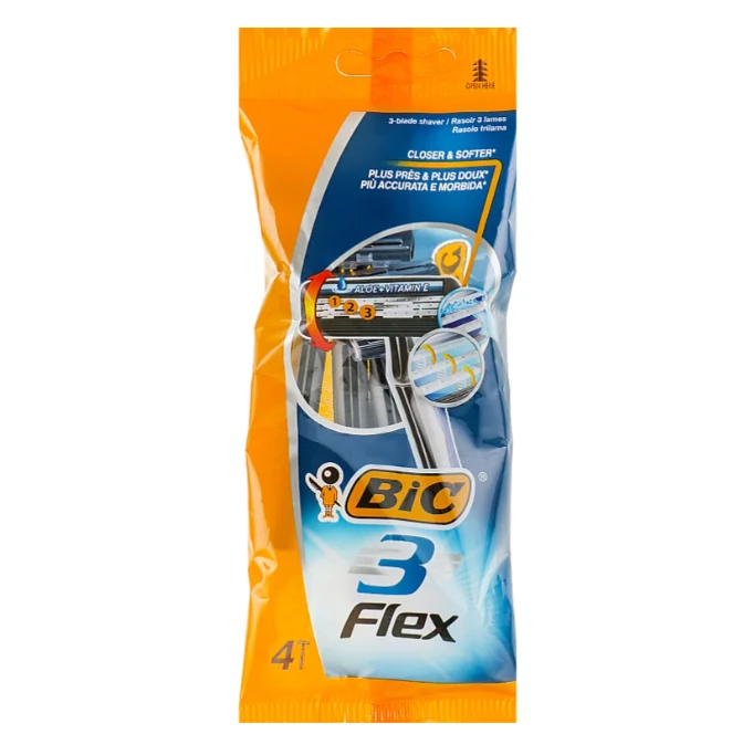 Станок для гоління одноразовий Bic (Бік) Флекс 3, 4 шт.