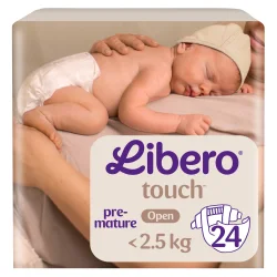 Підгузники Ліберо Тач Пре-матур (Libero Touch Premature) від 0 до 2.5 кг, 24 шт.