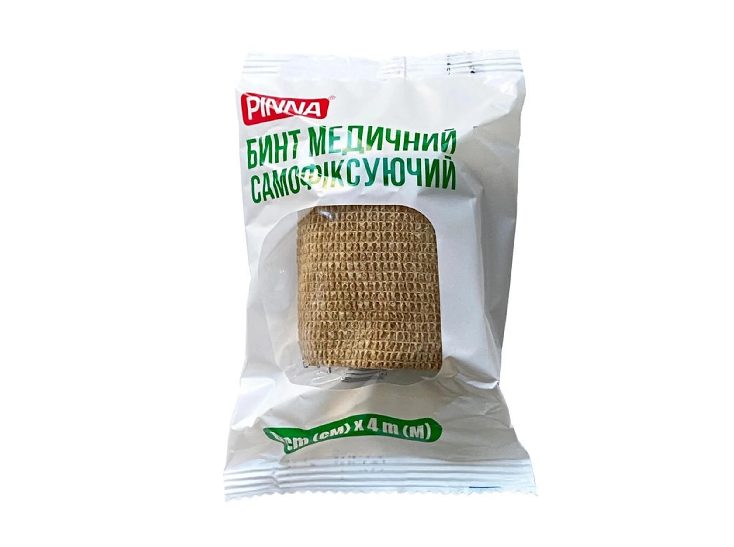Бинт медичний самофіксуючий Pinna (Пінна) розмір 6см*4м, 1 шт.