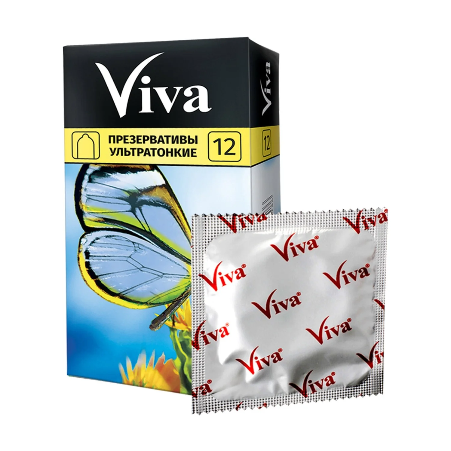 Презервативи латексні Viva (Віва) ультратонкі, 12 шт.