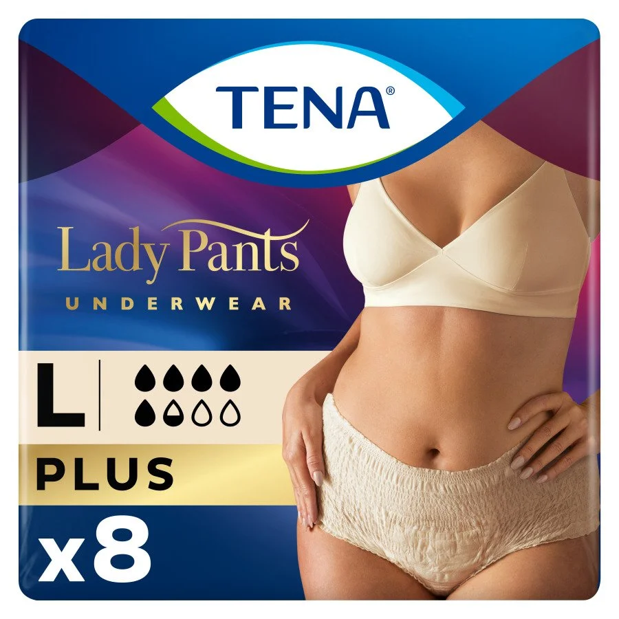 Урологічні труси для жінок Тена (Tena) Леді Пентс Плюс Л, 8 шт.