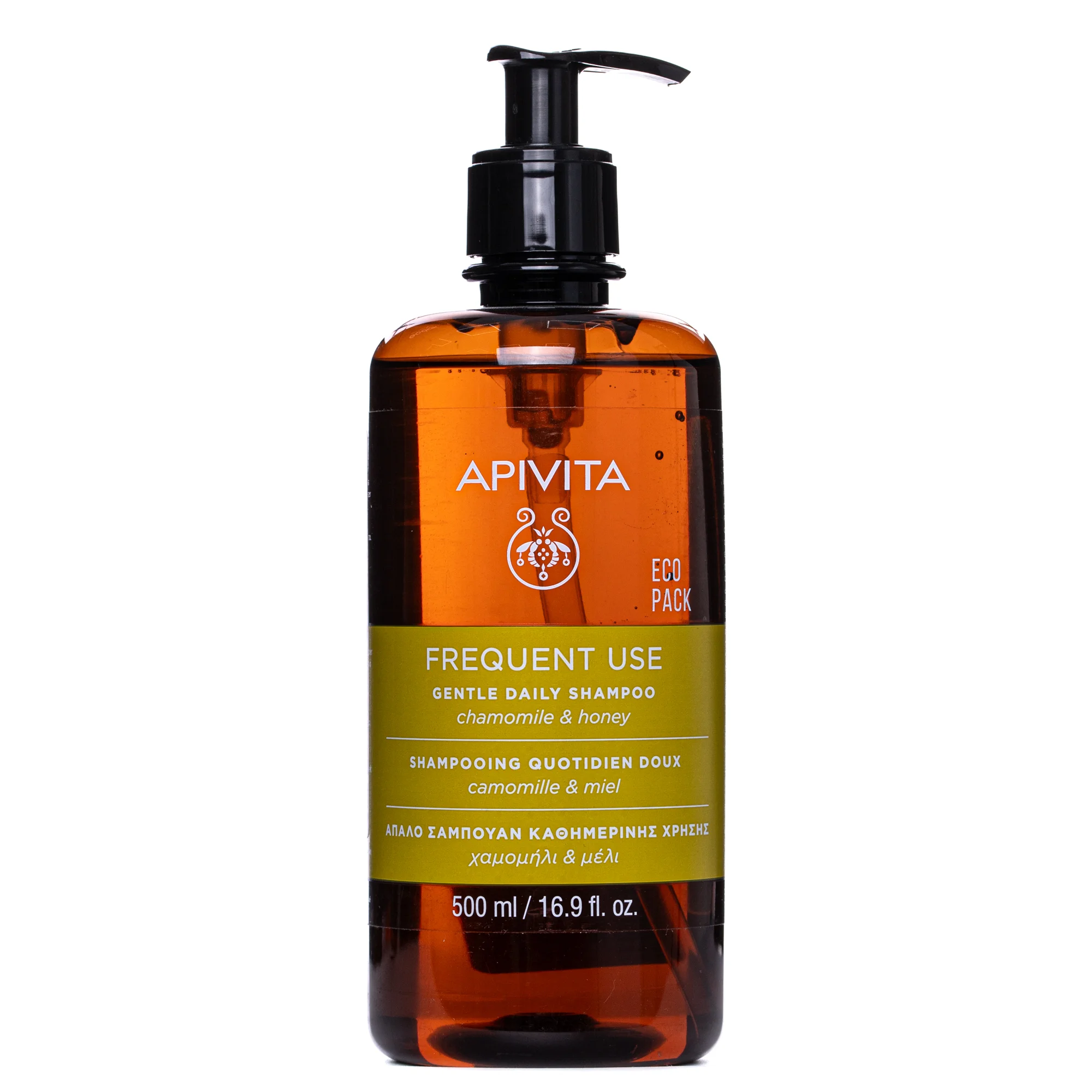 Шампунь Apivita (Апівіта) м’який для щоденного використання, 500 мл