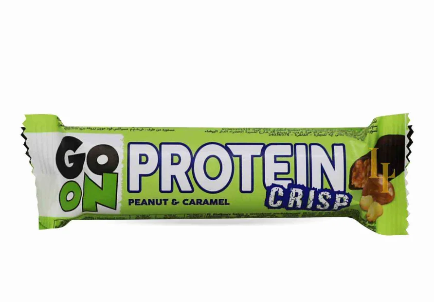 Батончик Go On Nutrition протеїновий хрусткий арахіс та карамель, 50 г