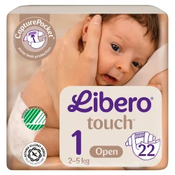 Підгузники Ліберо Тач (Libero Touch) 1 (2-5 кг), 22 шт.