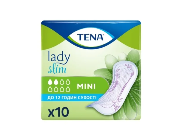 Прокладки Tena (Тена) Lady Slim Mini, 10 шт.