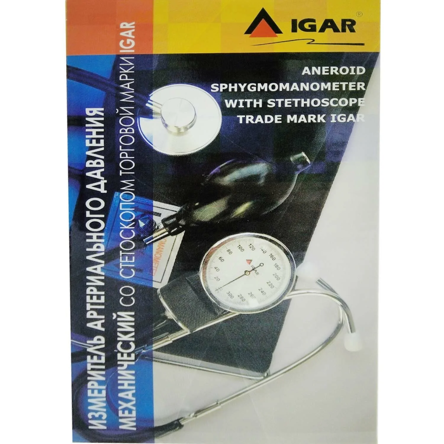 Тонометр Igar (Ігар) механічний із стетоскопом, 1 шт.