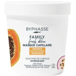 Маска для всіх типів волосся Byphasse (Біфаз) Family Fresh Delice папайя, маракуйя, манго, 250 мл