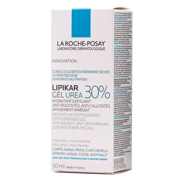Гель локального действия La Roche-Posay (У Рош Позе) Lipikar Urea 30% с мочевиной для очень сухих участков кожи, 50 мл