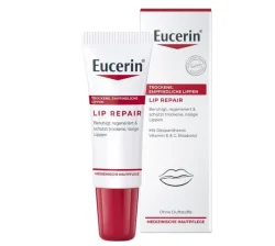 Бальзам для сухих та чутливих губ Eucerin (Еуцерин) заспокійливий регенеруючий, 10 мл