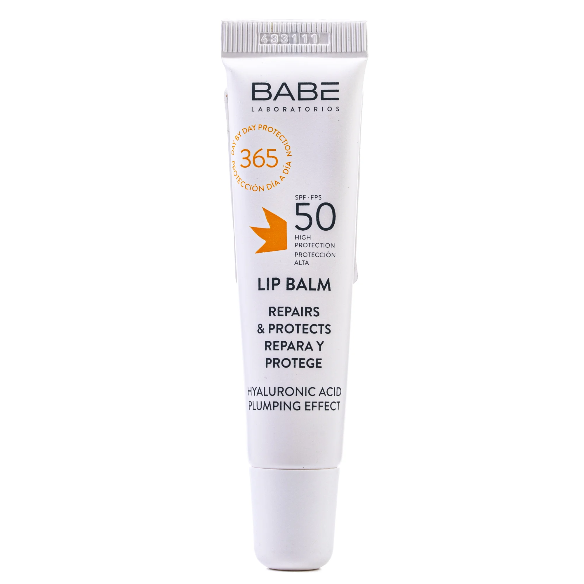 Бальзам для губ Babe Laboratorios (Бабе) з гіалуроновою кислотою SPF50, 15 мл