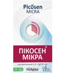 Пікосен Мікра гель рект. 0,12г/10г туба-канюля 10г №6