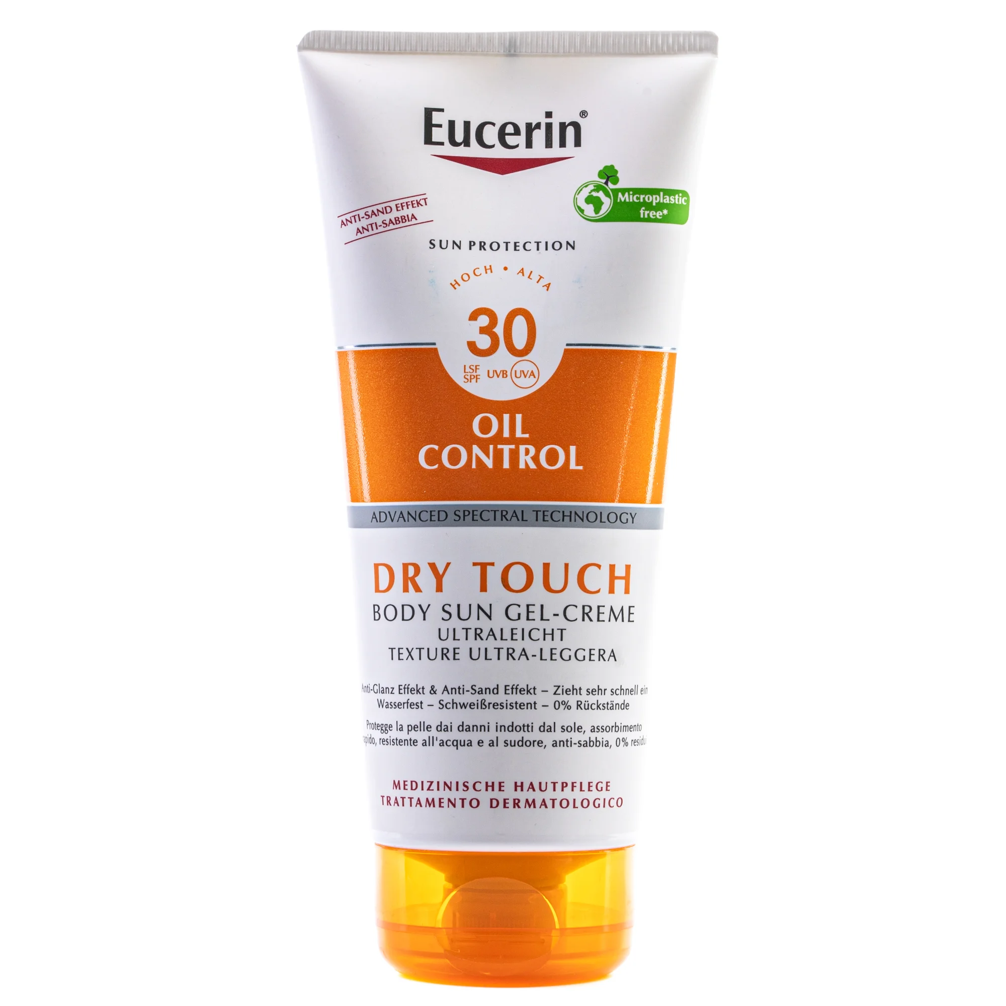 Сонцезахисний ультралегкий гель-крем Eucerin (Юцерин) для тіла з матуючим ефектом з SPF 30, 200 мл