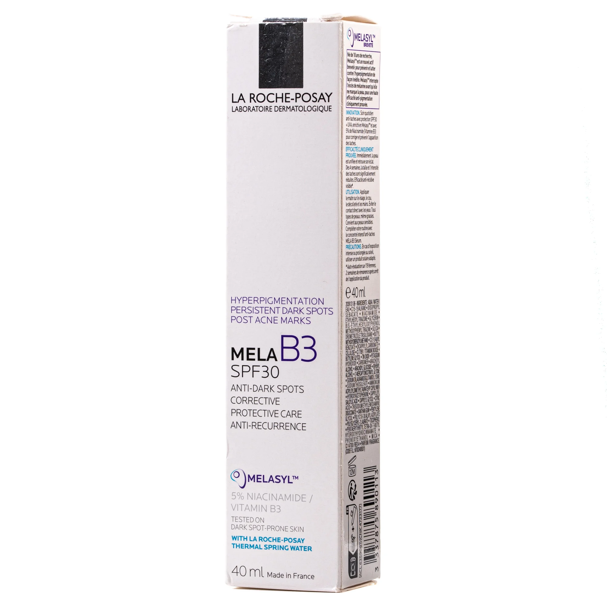 Крем для обличчя La Roche-Posay (Ля Рош-Позе) Mela B3 проти гіперпігментації SPF30, 40 мл