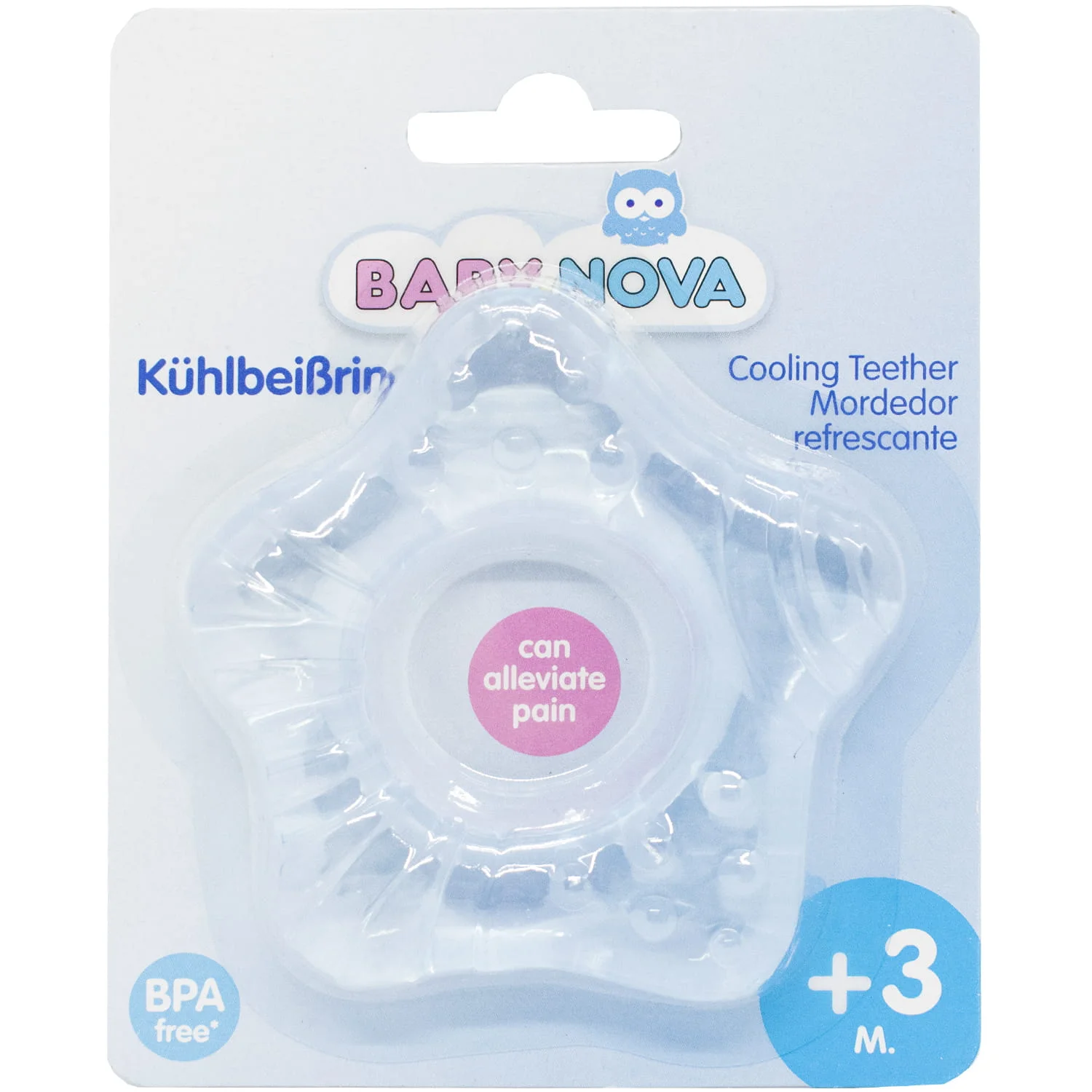 Зубне кільце Baby-nova (Бебі-нова) охолоджуюче гладке, 1 шт.