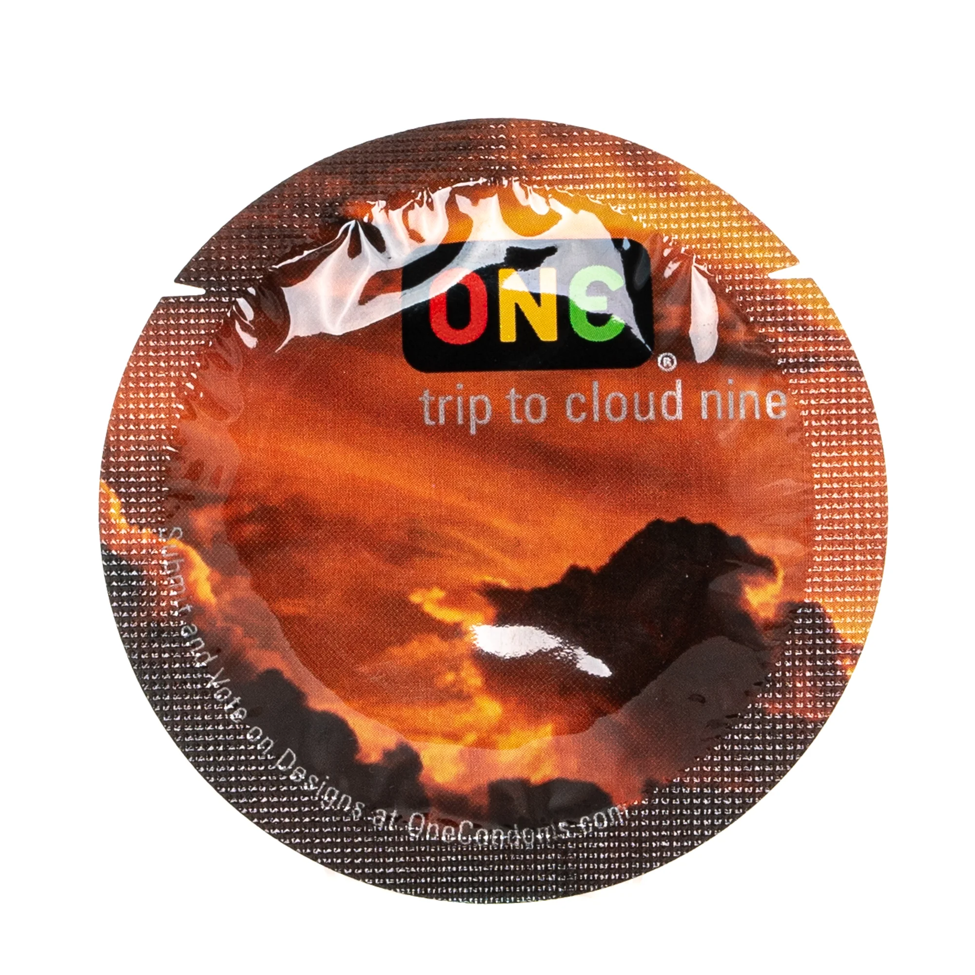 Презерватив ONE (Ван) Color Sensations, помаранчевий, 1 шт.