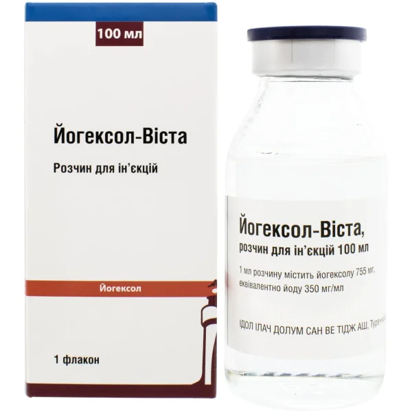 Йогексол-Віста р-н д/ін. 350мг/мл фл. 100мл №1