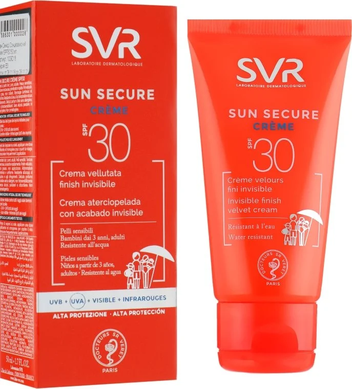 Сонцезахисний крем SVR (СВР) Sun Secure SPF30+, 50 мл