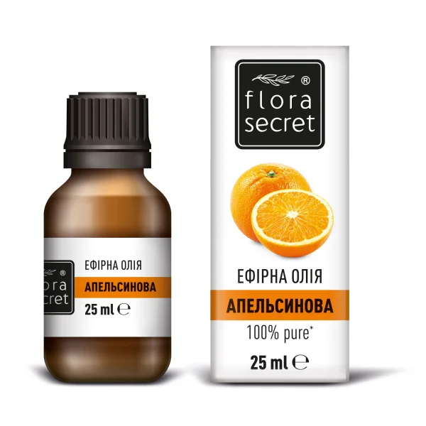 Олія ефірна Flora Secret (Флора Сікрет) апельсинова, 25 мл