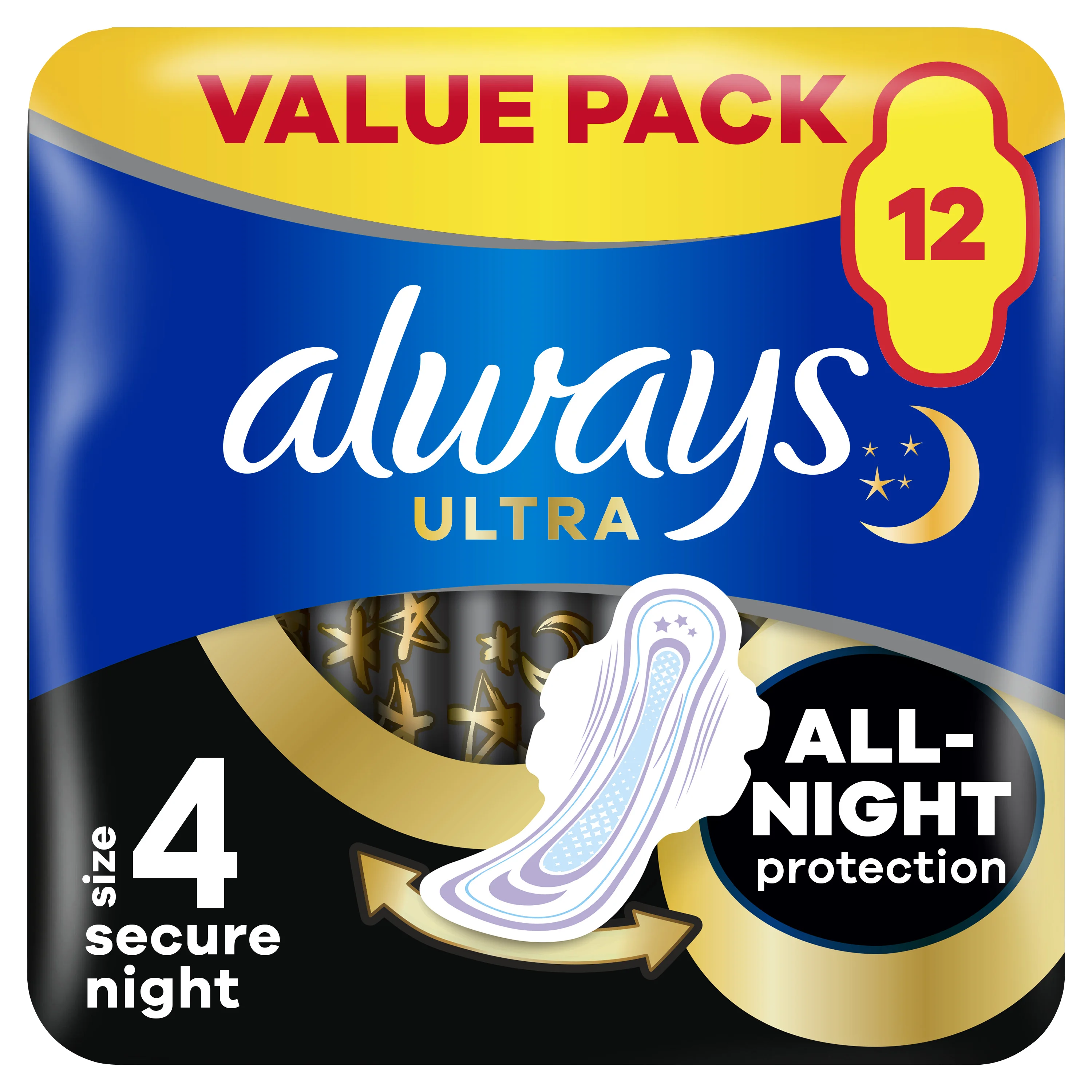 Прокладки Always (Олвейс) Ultra Night Deo, 12 шт.