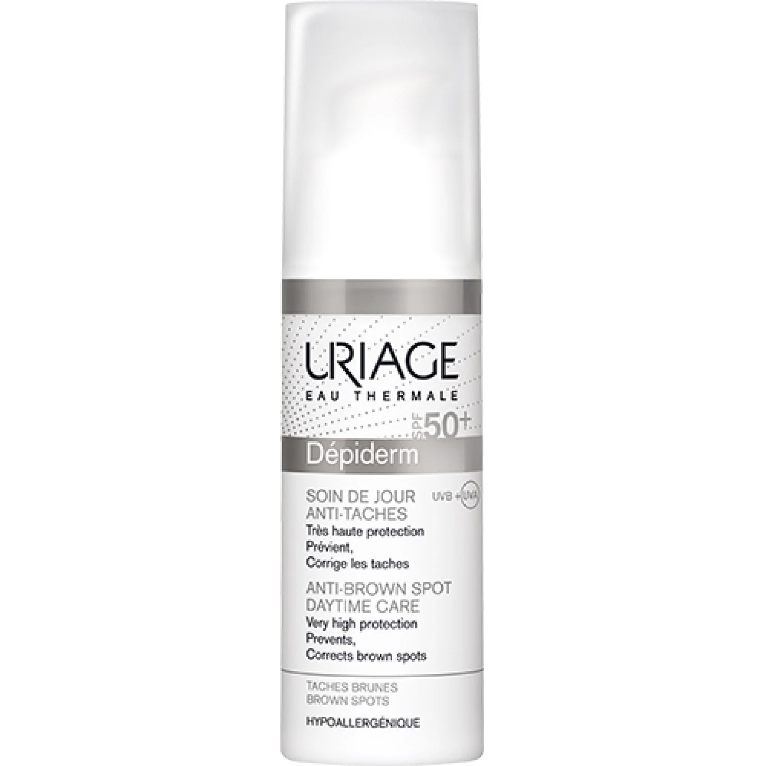 Денний догляд для шкіри обличчя та тіла Uriage (Урьяж) Depiderm SPF 50, 30 мл