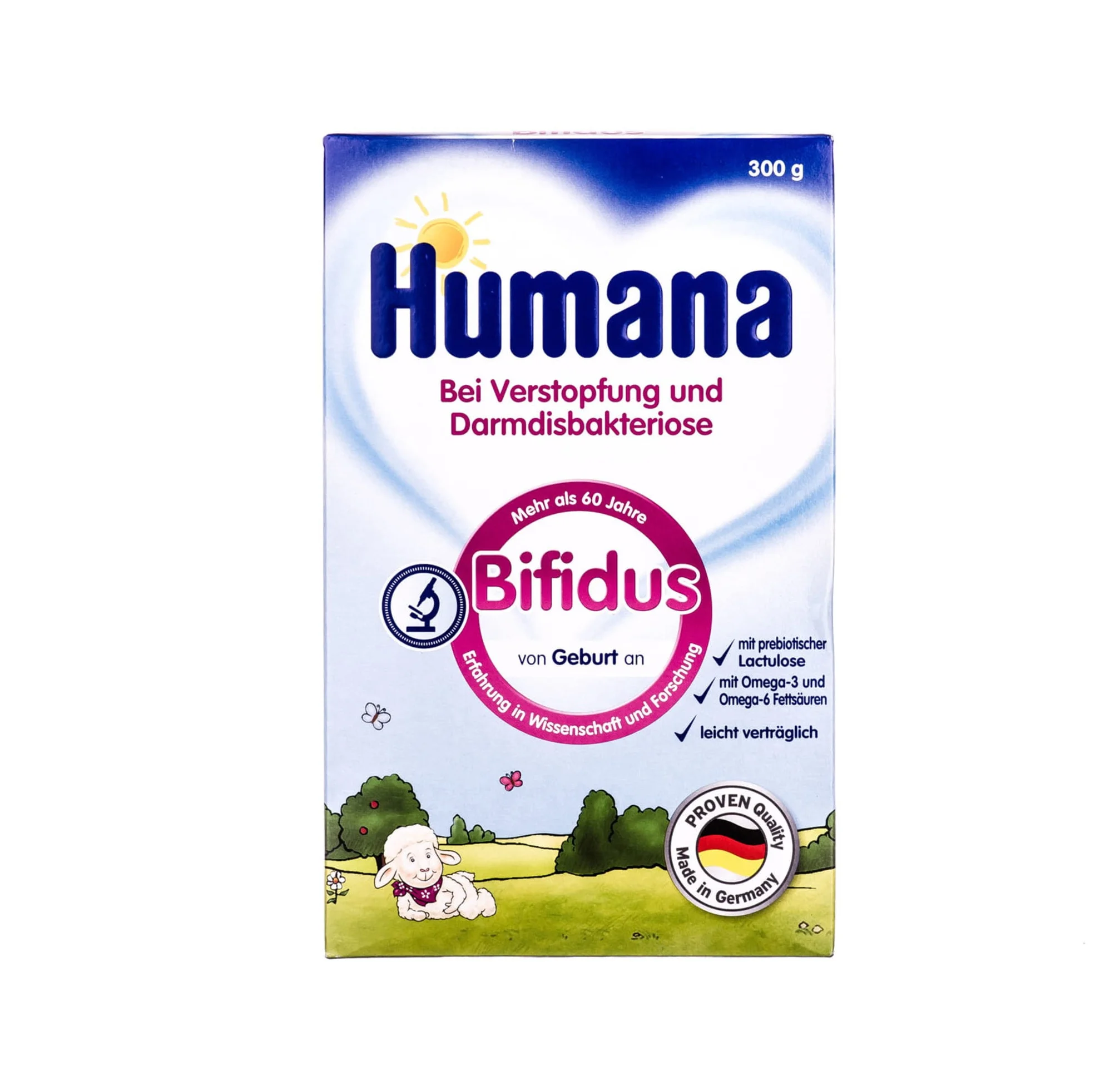 Суха молочна суміш Humana (Хумана) Bifidus з пребіотиками, 300 г
