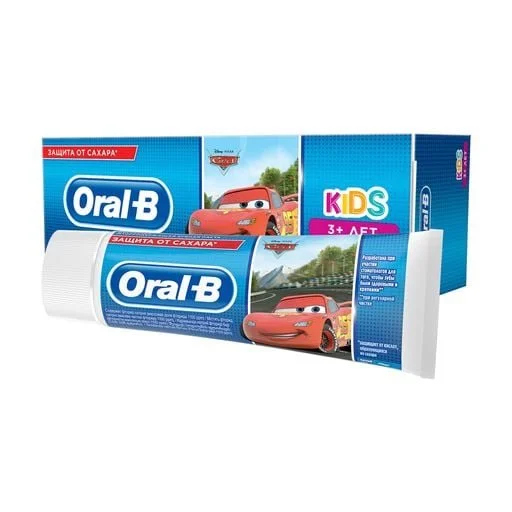 Зубная паста Oral-B (Орал-Б) Кидс для детей нежный вкус, по 75 мл в тубах, 2 шт.