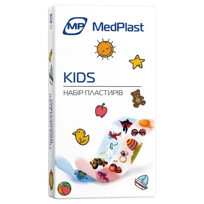 Пластырь MedPlast Первой медицинской помощи Kids, 20 шт.