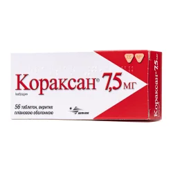 Кораксан таблетки по 7,5 мг, 56 шт.
