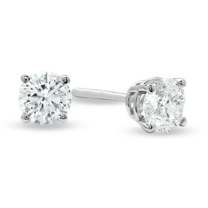 Сережки Інвернес (Inverness) Tiffany Large Cubic Zirconia 5 мм, сталь, IN181.200, 1 пара