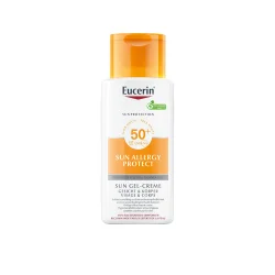 Крем-гель сонцезахисний Еуцерин Аллерджі Протект (Eucerin Allergy Protection) для обличчя та тіла SPF50, 150 мл