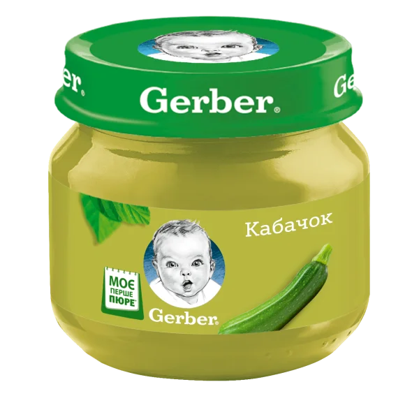Овощное пюре Гербер (Gerber) кабачок, 80 г