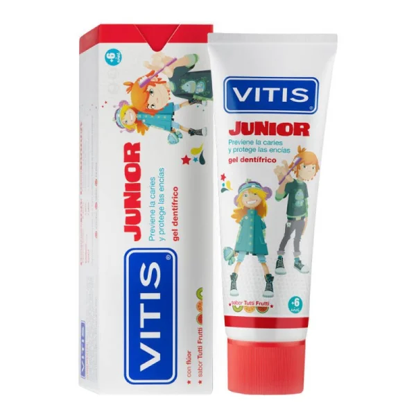 Зубна паста-гель Вітіс (Vitis) Джуніор для дітей від 6 років, 75 мл