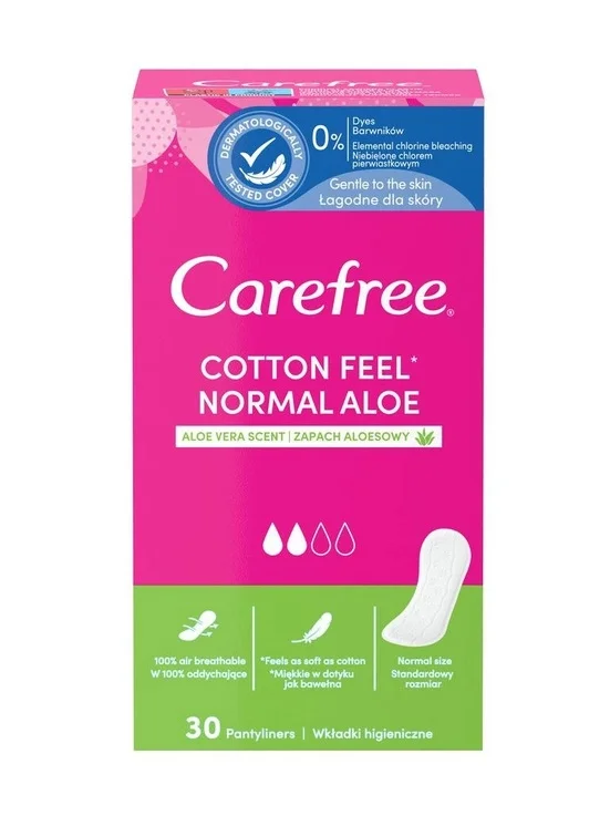 Прокладки Carefree (Кефрі) з ектрактом бавовни і алое, 30 шт.