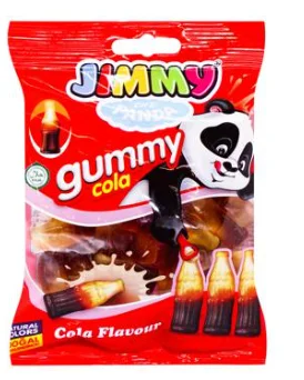 Цукерки желейні Джиммі Гаммі (Jimmy Gummy) зі смаком коли, 1 шт.
