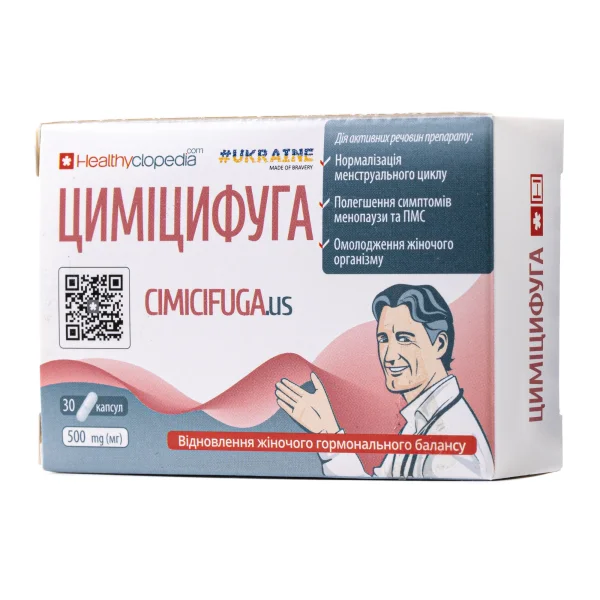 Цимицифуга капсулы 500 мг, 30 шт.