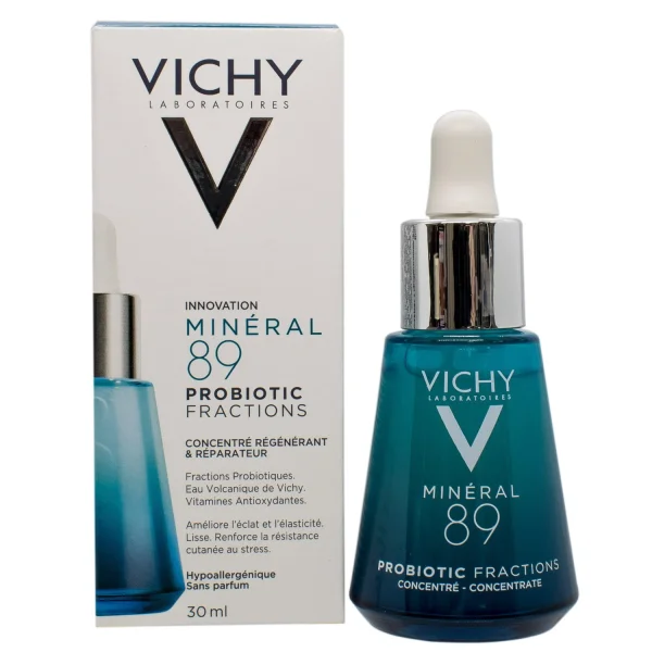 Концентрат для лица Vichy (Виши) Mineral 89 (Минерал 89) с пробиотическими фракциями для восстановления и защиты, 30 мл