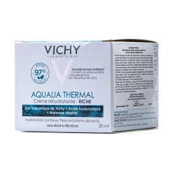 Крем для обличчя Vichy (Віши) Aqualia Thermal для глибокого зволоження сухої та дуже сухої шкіри, 50 мл
