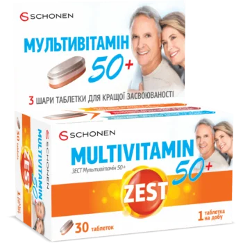 Зест Мультивитамин 50+ таблетки, 30 шт.