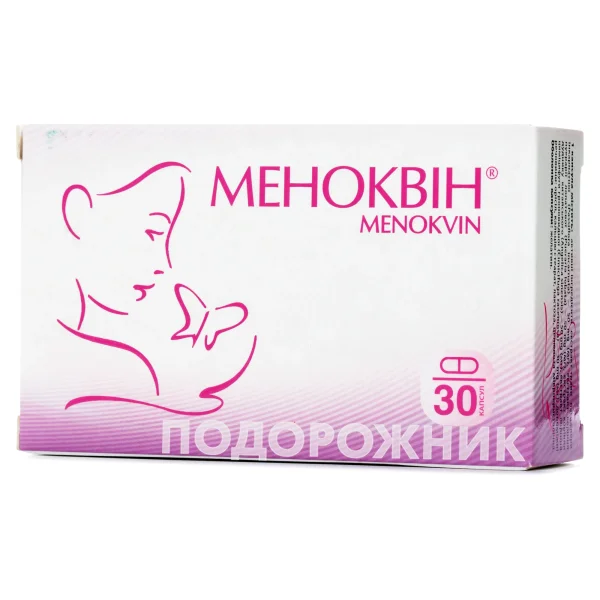 Меноквин диетическая добавка для женщин капсулы, 30 шт.