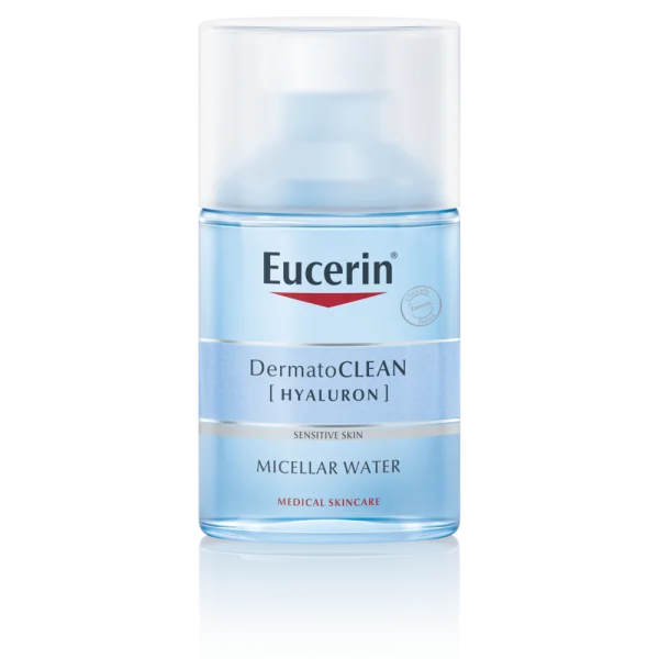 Мицеллярный очищающий флюид Эуцерин (Eucerin) ДерматоКлин Гиалурон для чувствительной кожи 3в1, 100 мл