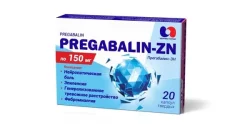 Прегабалін-ЗН капсули по 150 мг, 20 шт.