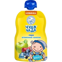 Пюре Чудо-Чадо Вітамінний салатик з вітаміном С, 90 г