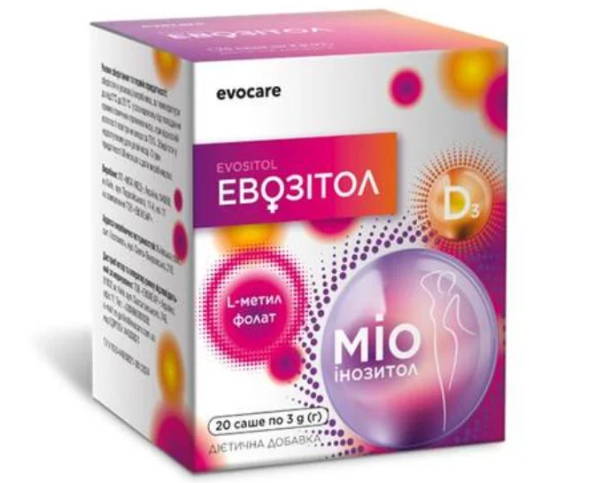 Евозітол порошок по 3 г, 20 шт.