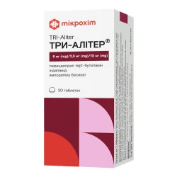 Три-Алітер таблетки по 8 мг/2,5 мг/10 мг, 30 шт.